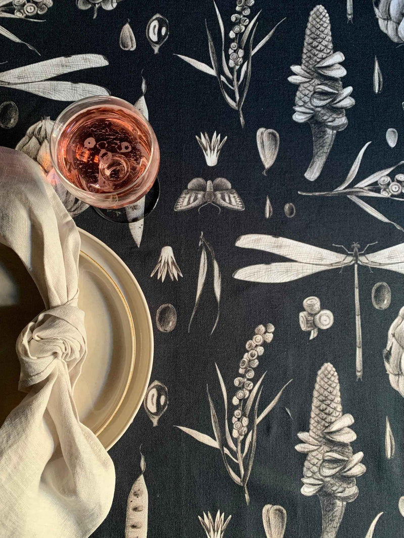 Rectangular Tablecloth - Seeds Carbon