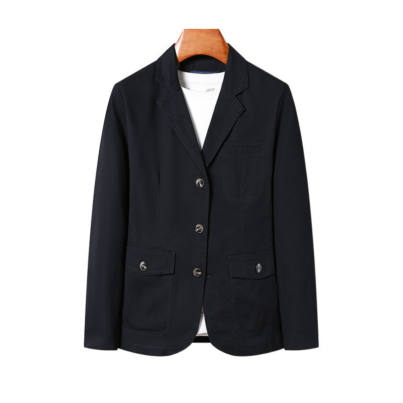 Lataa kuva gallerian katseluohjelmaan Men's Casual Loose Washed Cotton Business Coat
