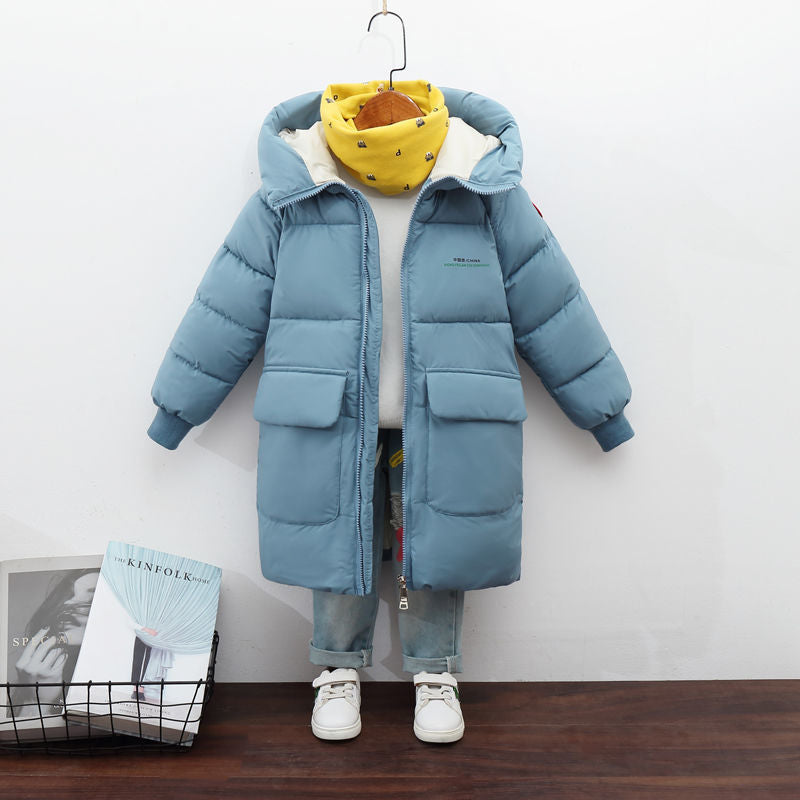 Lataa kuva gallerian katseluohjelmaan Bright And Colorful Mid-length Down Jacket Warm And Breathable Reflective Mirror
