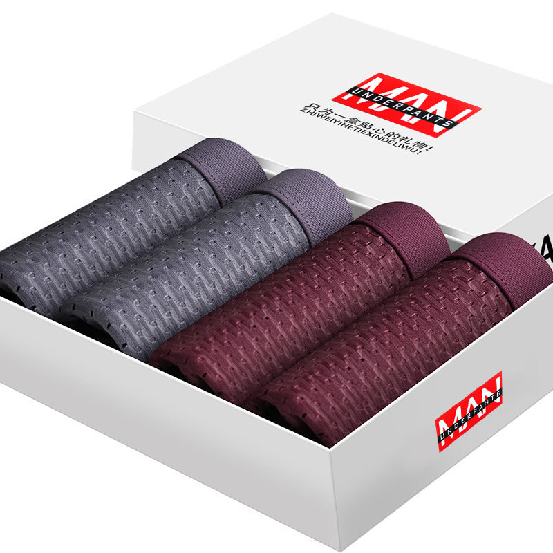 Lataa kuva gallerian katseluohjelmaan 4pcs Lot SKY HERO Mens Panties Boxers Underwear Underpants Male Shorts
