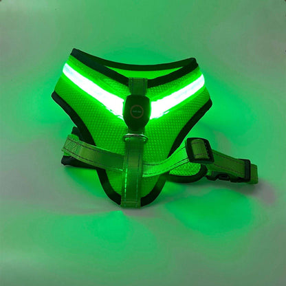LED Luminous Dog Harness