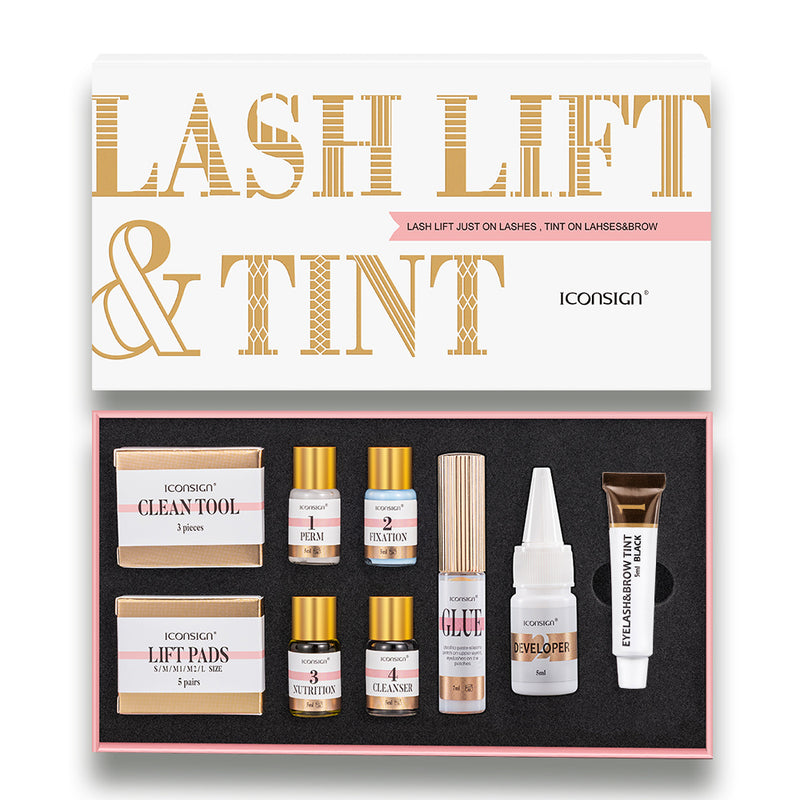 Lataa kuva gallerian katseluohjelmaan ICONSIGN Lash Lift EyeLash Eyebrow Dye Tint Kit Lashes Perm Set Brow Lamination Makeup Tools
