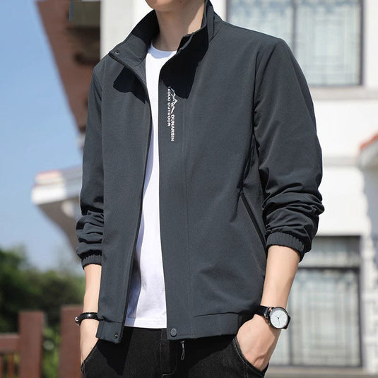 Men's Coat Stand Collar Casual Sports