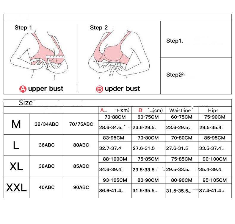 Lataa kuva gallerian katseluohjelmaan Women's Underwear Small Chest Push-up Thin Wireless Large Size Sports Sling Vest French Triangle Cup Bra Set
