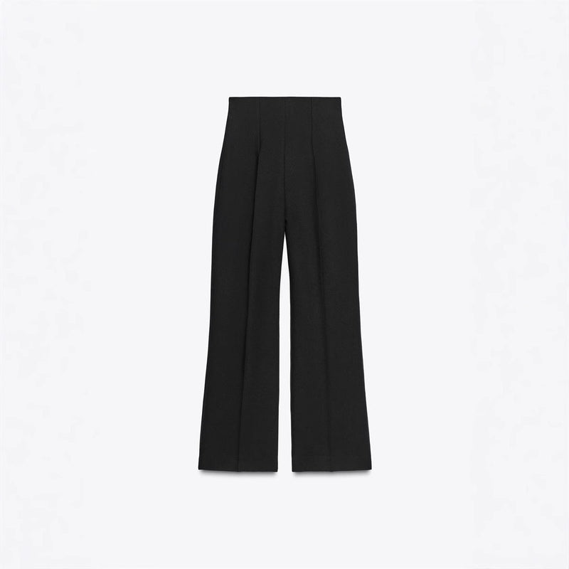 Lataa kuva gallerian katseluohjelmaan Retro Fashion Versatile Slimming High-waisted Pants With Zip Decoration
