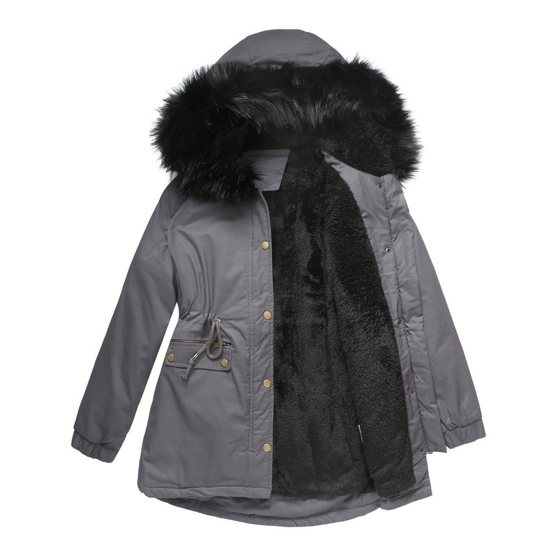 Lataa kuva gallerian katseluohjelmaan European Size Parka Workwear Cotton Coat Female
