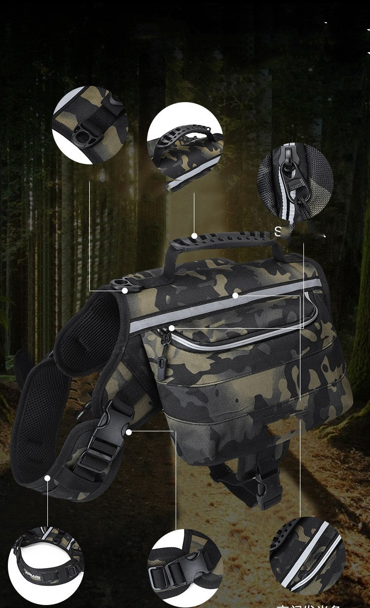 Lataa kuva gallerian katseluohjelmaan Outdoor Large Dog Backpack For Pets
