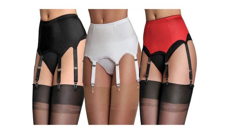 Lataa kuva gallerian katseluohjelmaan Adjust stockings garter with 6 PAWS
