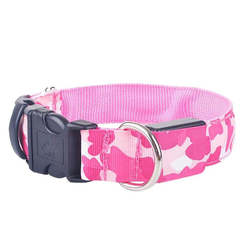 Lataa kuva gallerian katseluohjelmaan Camouflage pet supplies luminous dog collar

