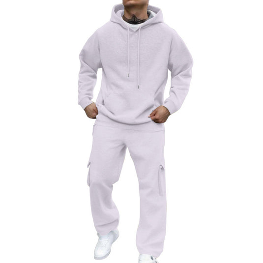 Men's New Autumn And Winter Fashion Hooded Pullover Suit