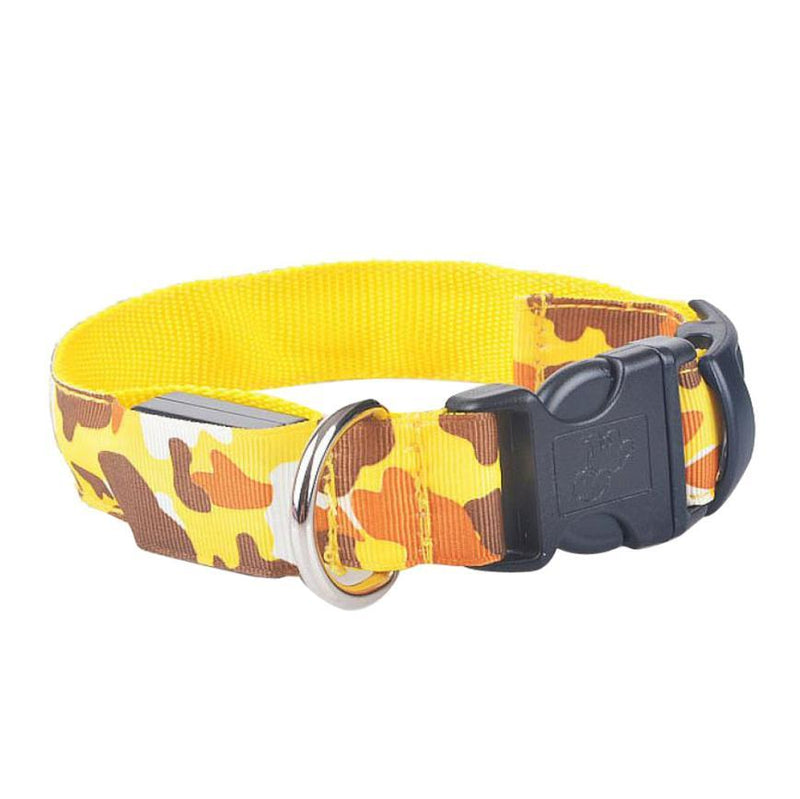 Lataa kuva gallerian katseluohjelmaan Camouflage pet supplies luminous dog collar
