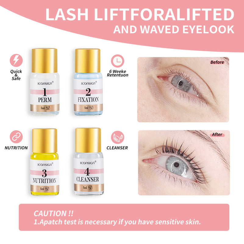 Lataa kuva gallerian katseluohjelmaan ICONSIGN Lash Lift EyeLash Eyebrow Dye Tint Kit Lashes Perm Set Brow Lamination Makeup Tools
