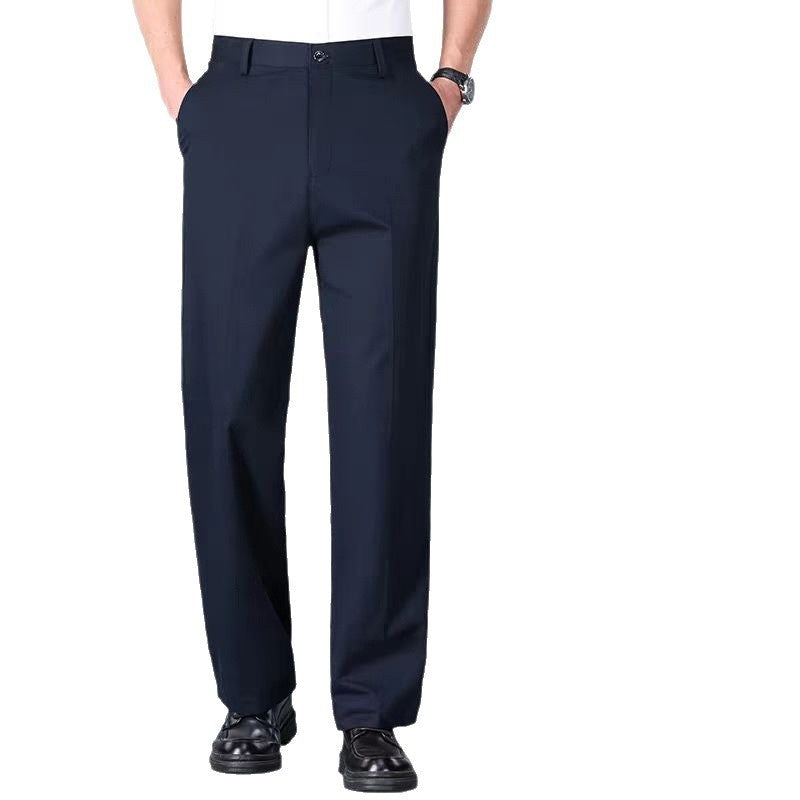 Lataa kuva gallerian katseluohjelmaan Men's Loose Plus Size Casual Straight-leg Cotton Trousers
