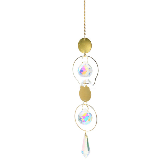 Garden Crystal Pendant Moon Star Sun Catcher New Product