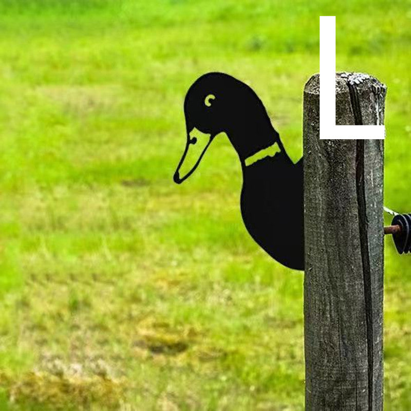 Lataa kuva gallerian katseluohjelmaan Garden Decoration Metal Wrought Iron Decoration Garden Plug-in Pendant
