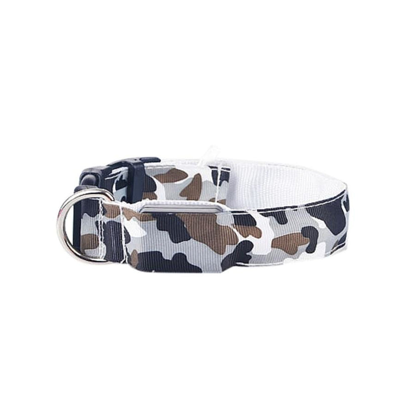 Lataa kuva gallerian katseluohjelmaan Camouflage pet supplies luminous dog collar
