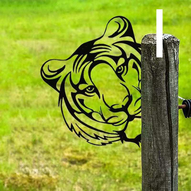 Lataa kuva gallerian katseluohjelmaan Garden Decoration Metal Wrought Iron Decoration Garden Plug-in Pendant
