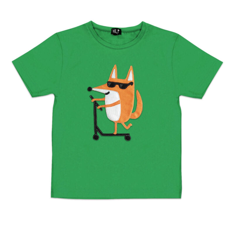 Lataa kuva gallerian katseluohjelmaan Kids Scootering Fox T-Shirt
