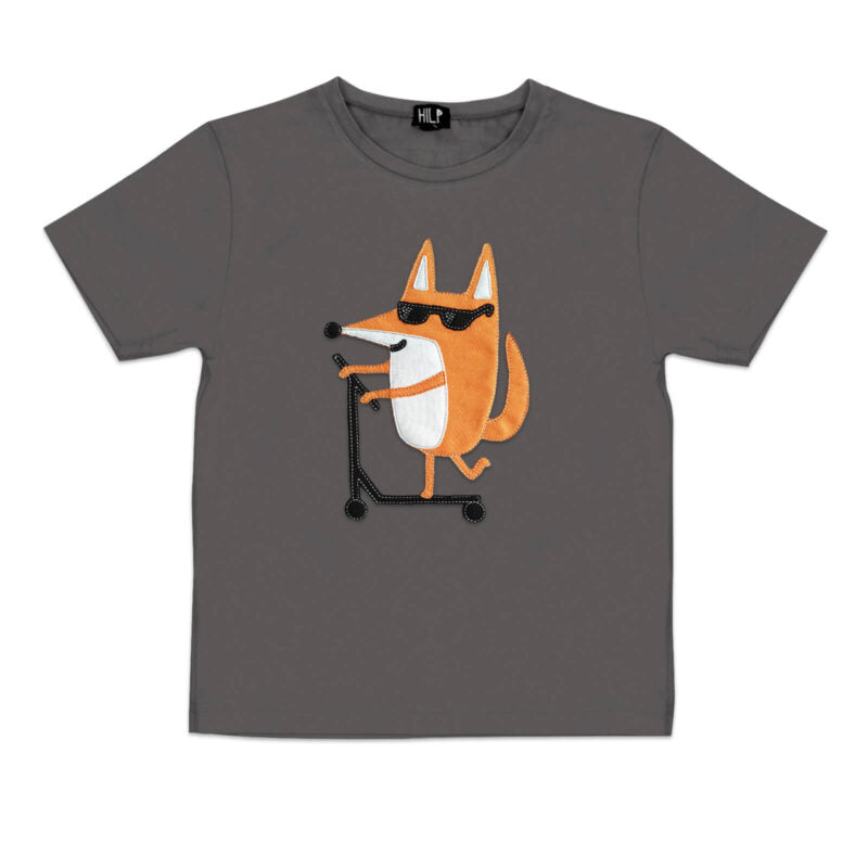 Lataa kuva gallerian katseluohjelmaan Kids Scootering Fox T-Shirt
