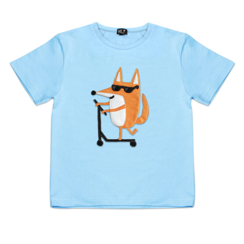 Lataa kuva gallerian katseluohjelmaan Kids Scootering Fox T-Shirt
