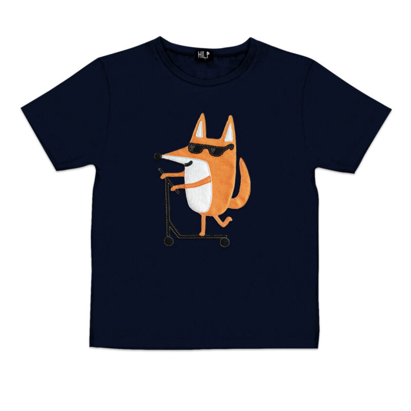 Lataa kuva gallerian katseluohjelmaan Kids Scootering Fox T-Shirt
