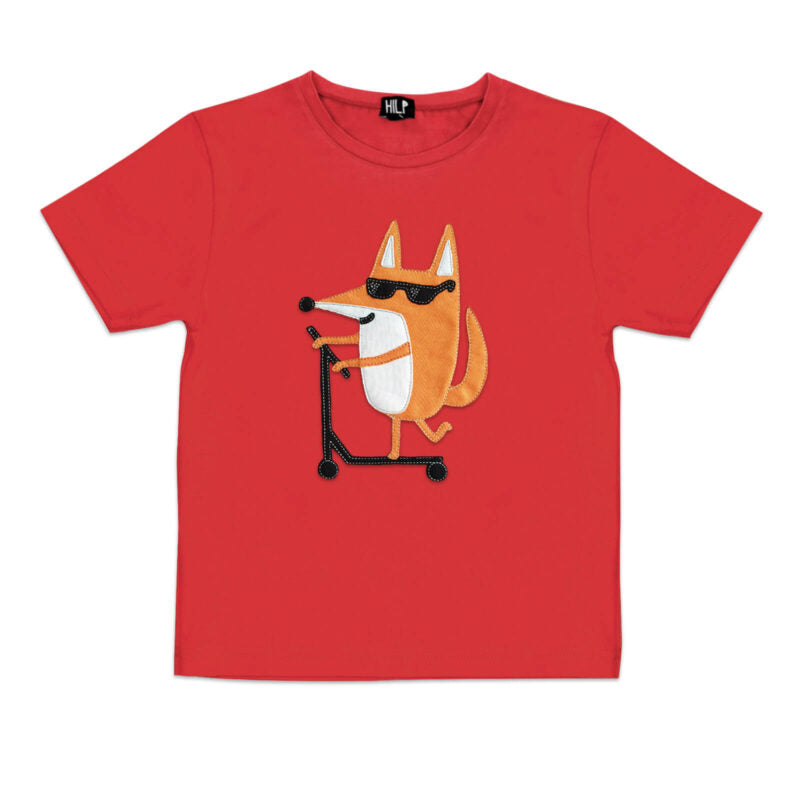 Lataa kuva gallerian katseluohjelmaan Kids Scootering Fox T-Shirt
