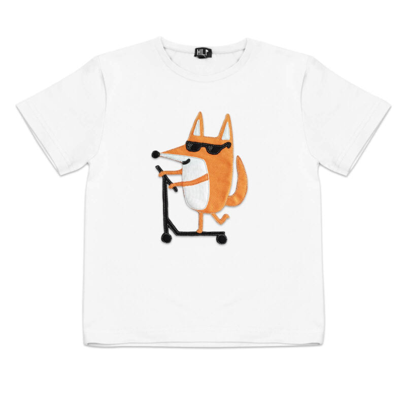 Lataa kuva gallerian katseluohjelmaan Kids Scootering Fox T-Shirt
