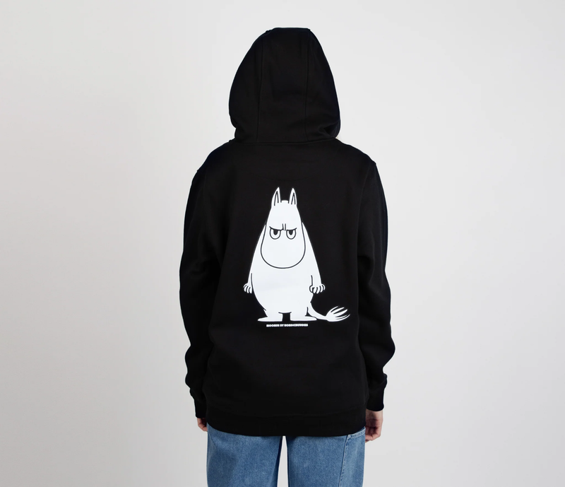 Lataa kuva gallerian katseluohjelmaan Moomintroll's Temper Hoodie Unisex - Black
