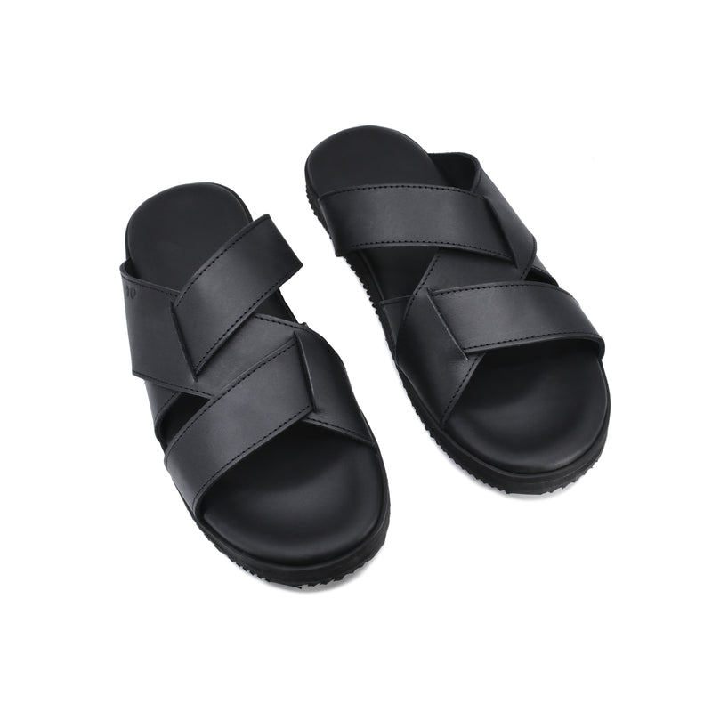 Lataa kuva gallerian katseluohjelmaan Helsinki Sandals for Him - Black
