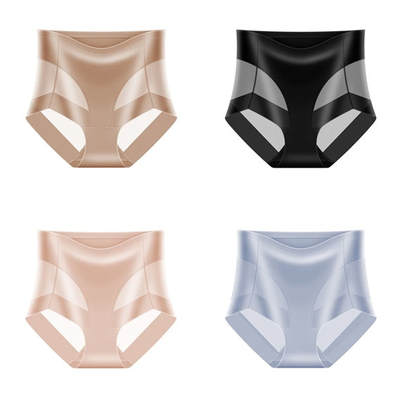 Lataa kuva gallerian katseluohjelmaan Women's High Waisted Hip Lifting Tummy Tightening Splicing Breathable Panties
