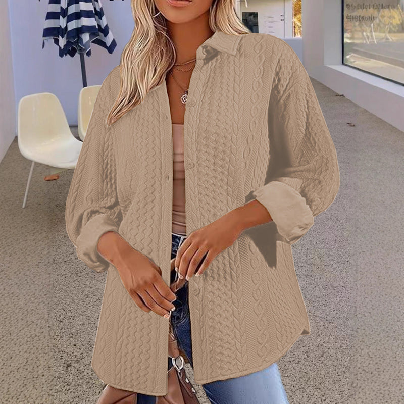 Lataa kuva gallerian katseluohjelmaan Women's Solid Color Long-sleeved Sweater
