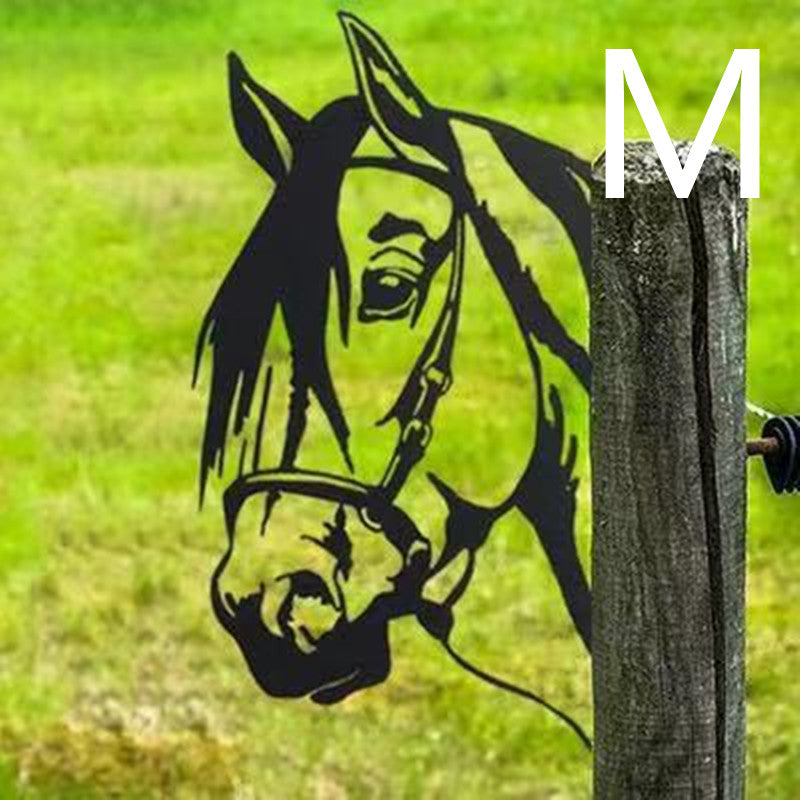 Lataa kuva gallerian katseluohjelmaan Garden Decoration Metal Wrought Iron Decoration Garden Plug-in Pendant
