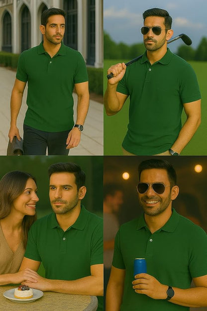 Minimal Polo Shirt for Smart Dressing
