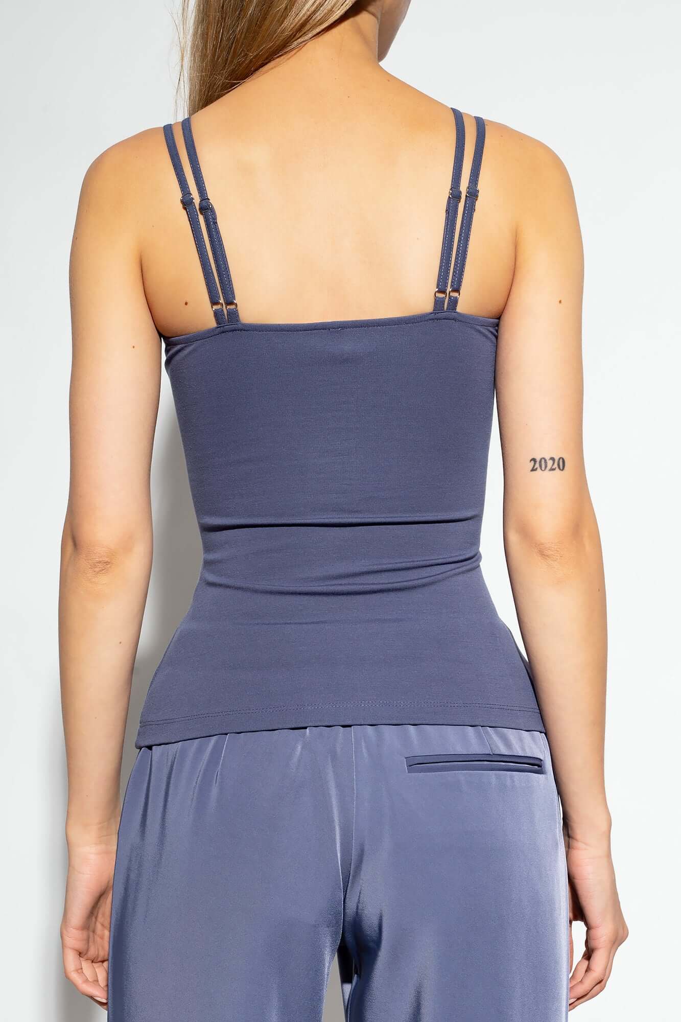 3958907 SAMSOE SAMSOE women's vest summer fashion women's vest in dark blue with adjustable straps.