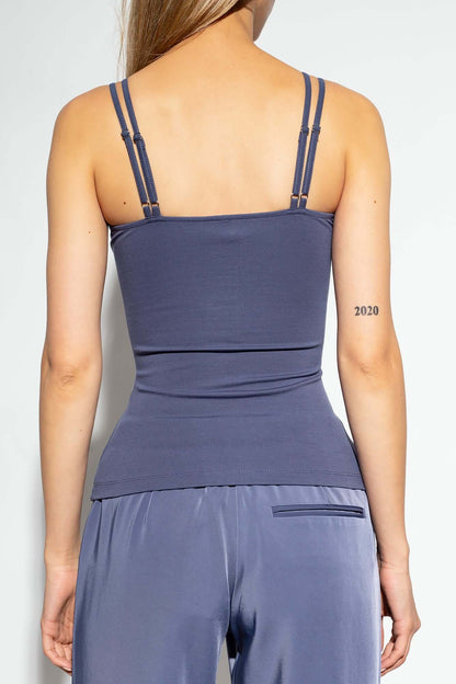 3958907 SAMSOE SAMSOE women's vest summer fashion women's vest in dark blue with adjustable straps.