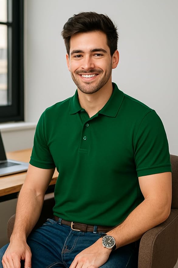 Minimal Polo Shirt for Smart Dressing