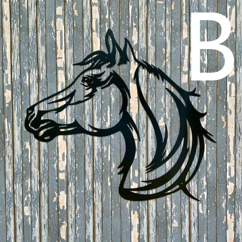 Lataa kuva gallerian katseluohjelmaan Garden Decoration Metal Wrought Iron Decoration Garden Plug-in Pendant
