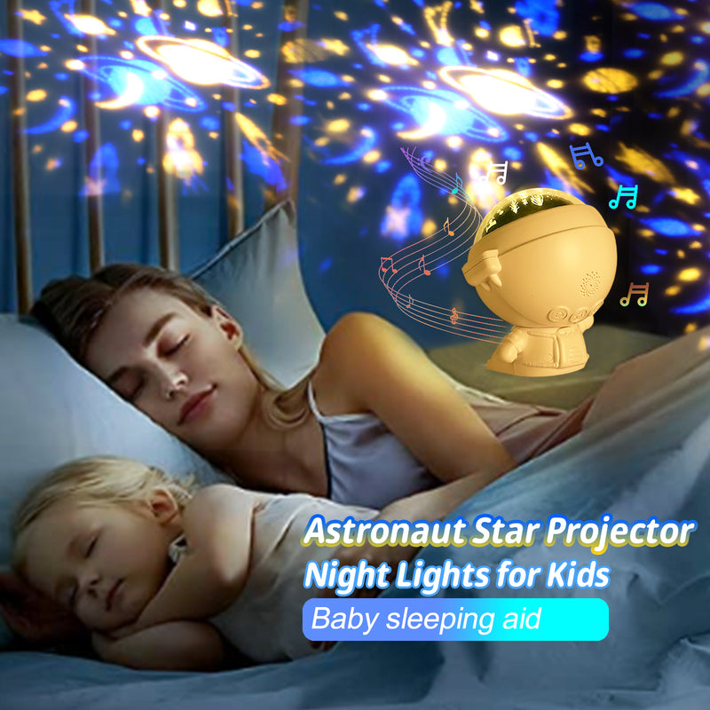Lataa kuva gallerian katseluohjelmaan Galaxy Star Projector Starry Sky Night Light Astronaut Lamp Room Decr Gift Child Kids Baby Christmas Spaceman Projection
