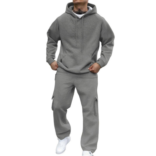 Men's New Autumn And Winter Fashion Hooded Pullover Suit