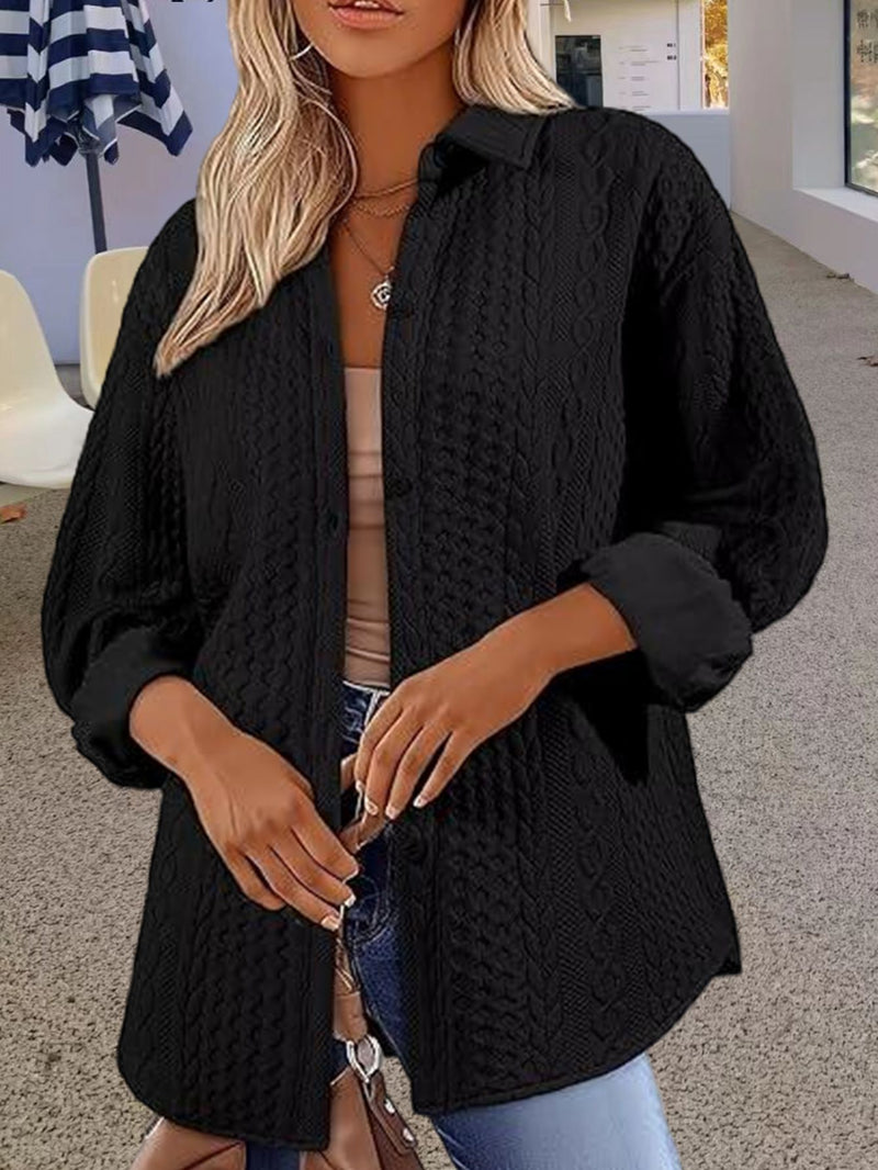 Lataa kuva gallerian katseluohjelmaan Women's Solid Color Long-sleeved Sweater
