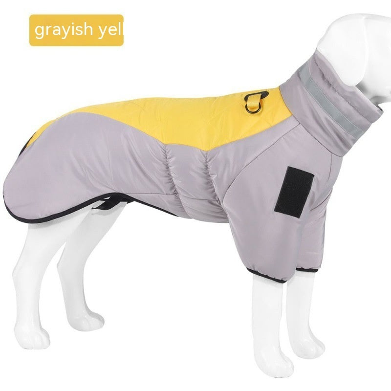Lataa kuva gallerian katseluohjelmaan New Winter Dog Coat Waterproof Pet Clothes For Medum Large Dogs Warm Thicken Dog Vest Custome Labrador Jacket
