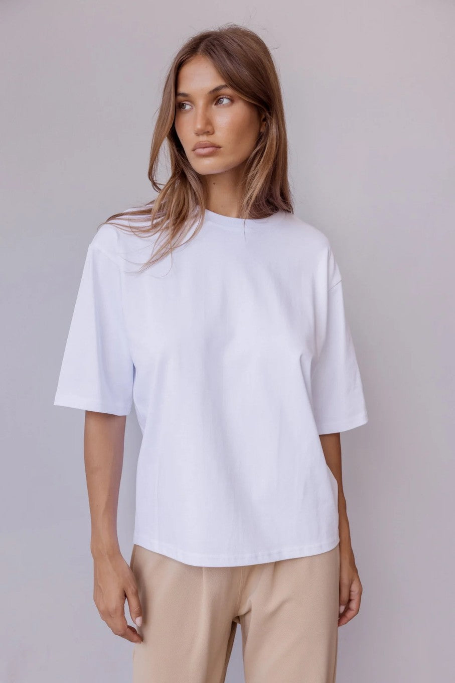 Relaxed Crew Neck Tee for Everyday Wear