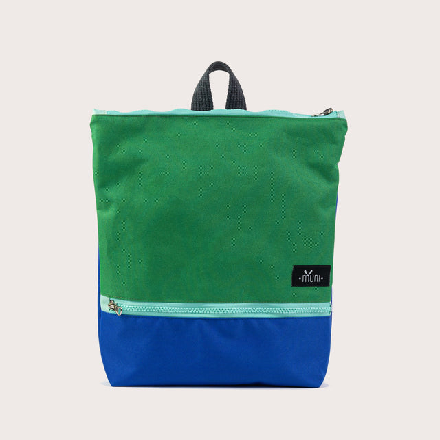 Lataa kuva gallerian katseluohjelmaan Waterproof Kids Backpack - Green&amp;Blue
