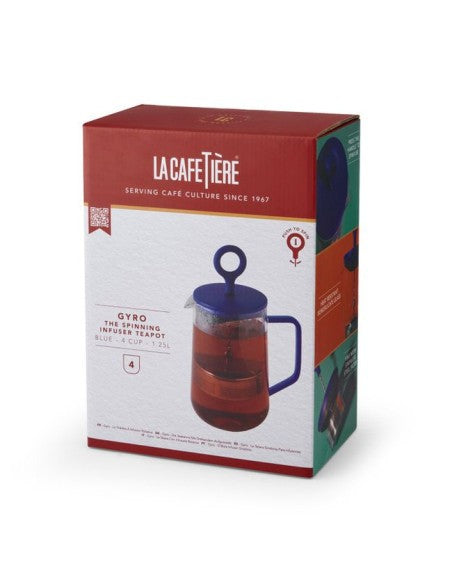 Gyro Teapot Blue, 1.25 liters