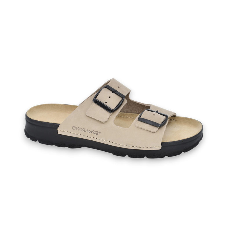 Lataa kuva gallerian katseluohjelmaan Meeliku Leather Sandals – Beige
