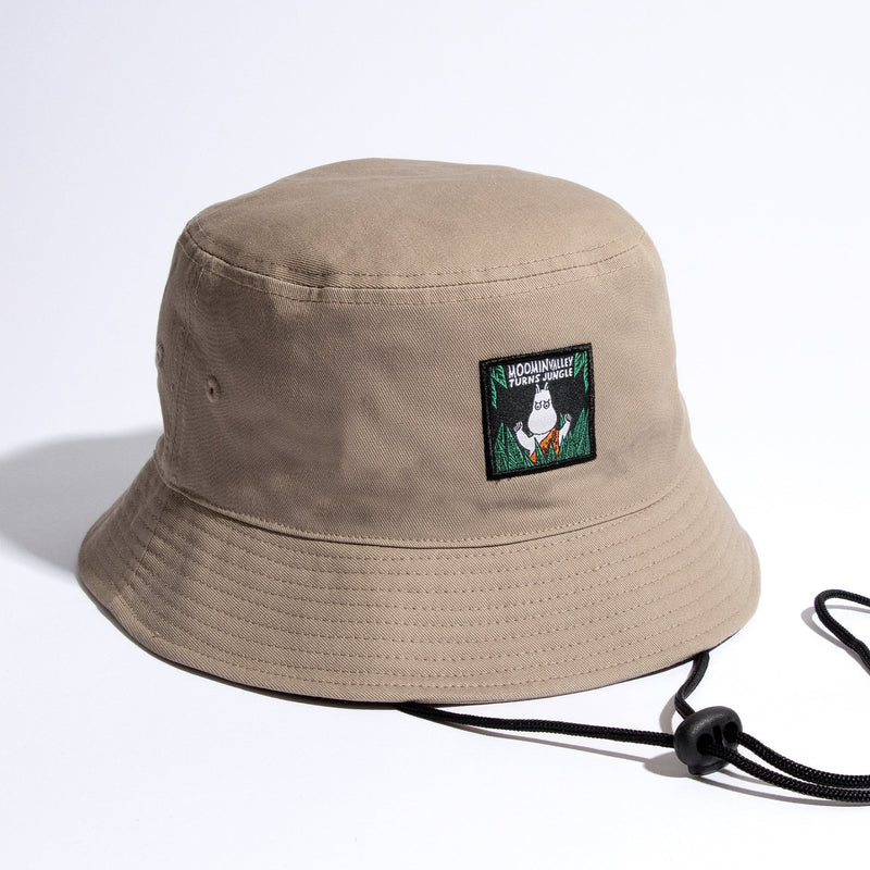 Lataa kuva gallerian katseluohjelmaan Moomin Jungle Adult Bucket Hat - Beige
