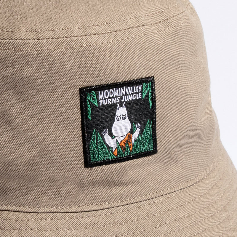 Lataa kuva gallerian katseluohjelmaan Moomin Jungle Adult Bucket Hat - Beige
