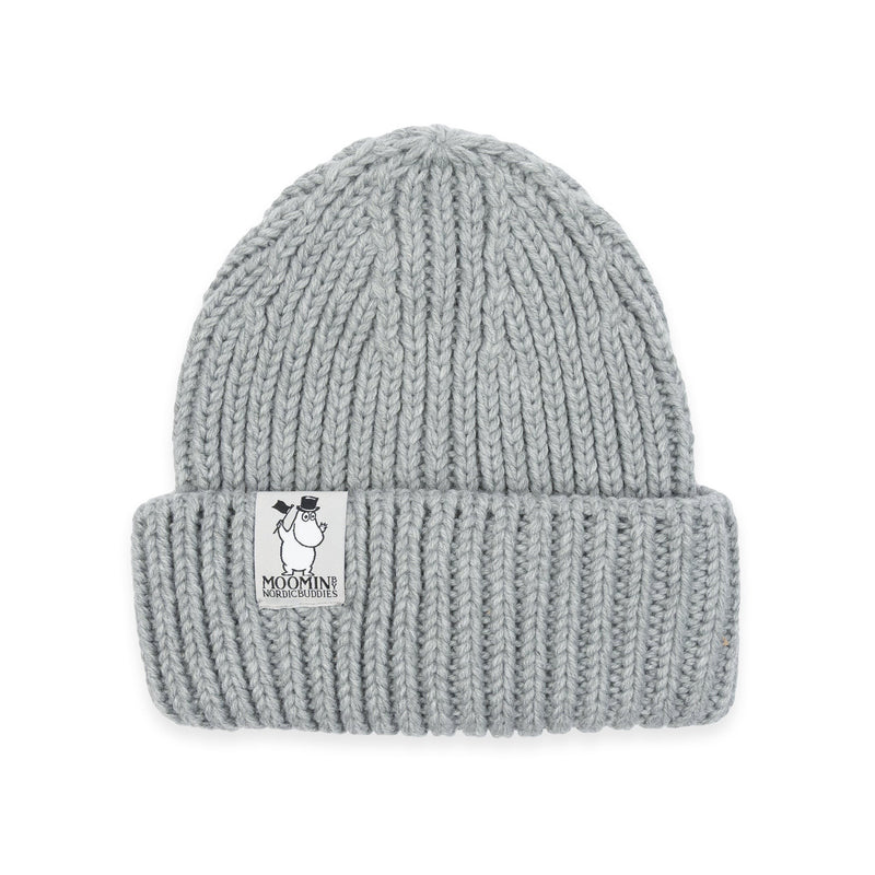 Lataa kuva gallerian katseluohjelmaan Moominpappa Chunky Beanie - Grey
