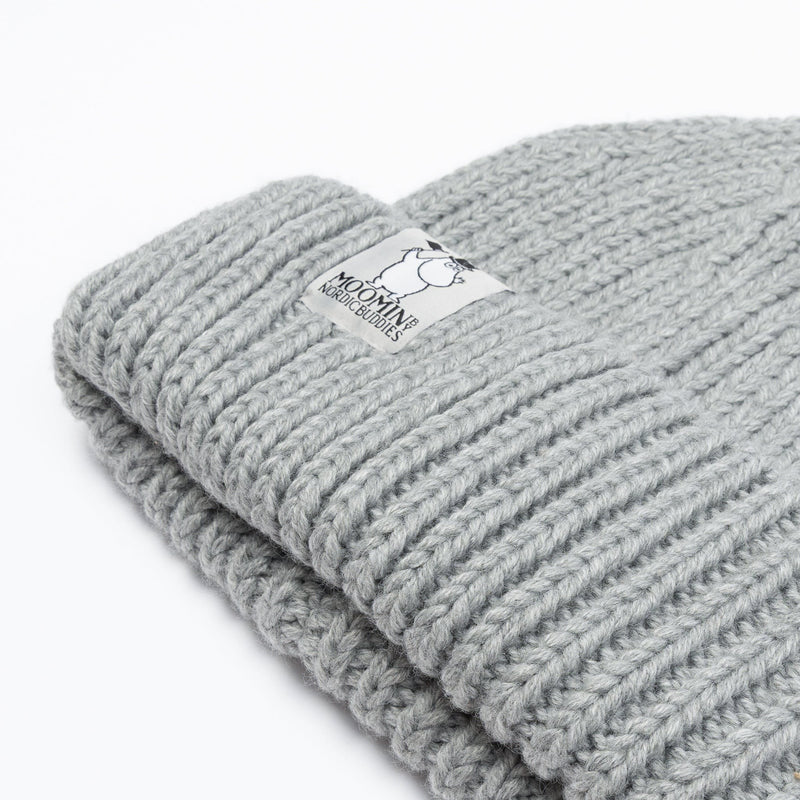 Lataa kuva gallerian katseluohjelmaan Moominpappa Chunky Beanie - Grey
