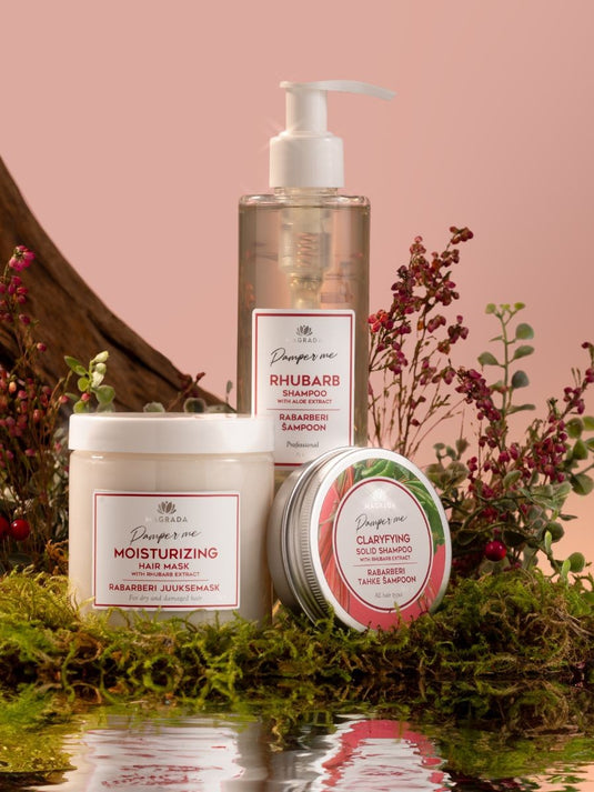 Rhubarb Shampoo With Aloe Extract - 250 ml